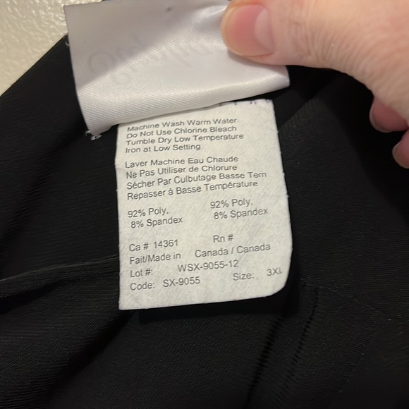 Little black fit and flare dress size 3X - Picture 6 of 6